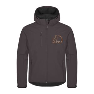 SOFTSHELL "Classic" (homme) - Domaine Equestre de Margnat - Gris Anthracite - 0200912