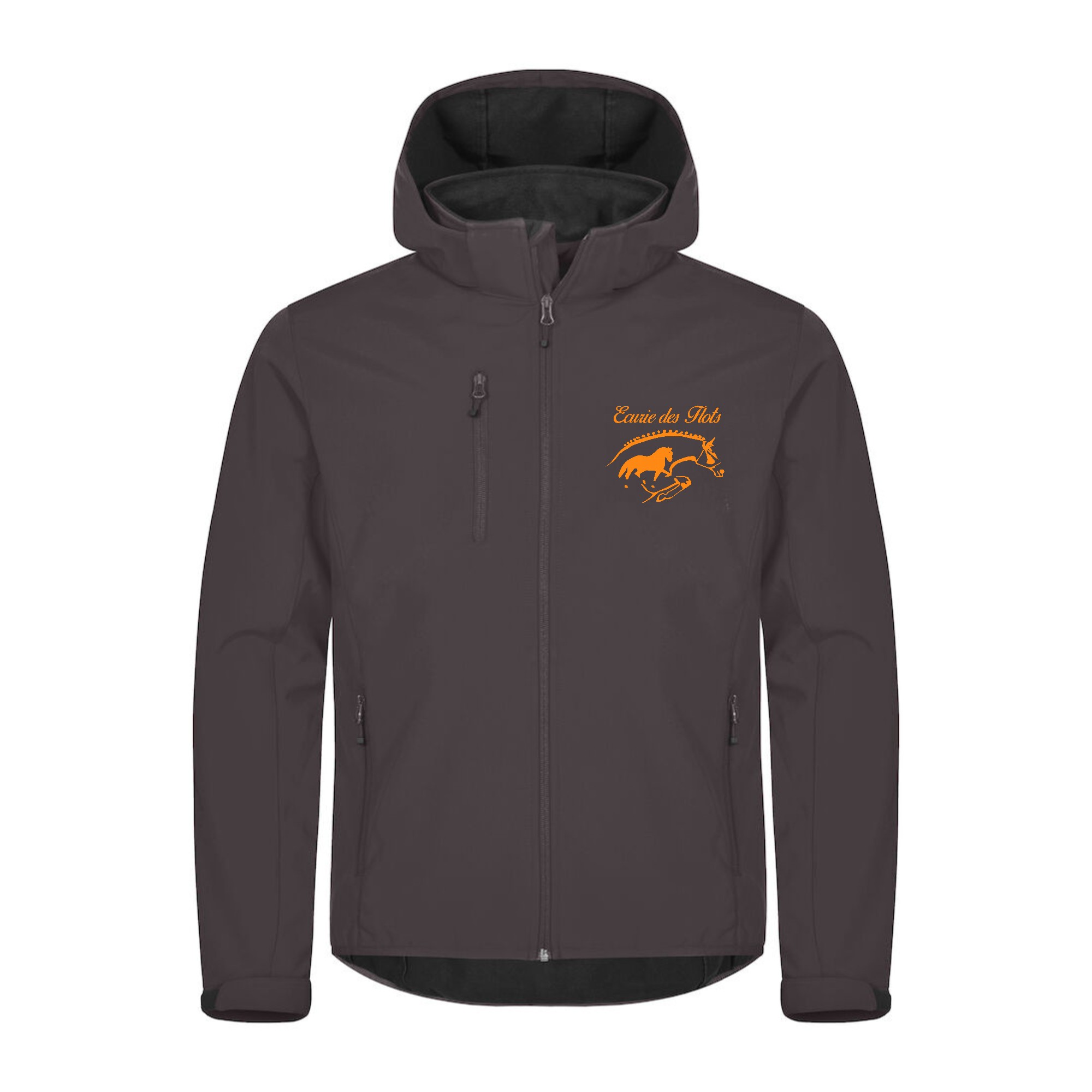 SOFTSHELL "Classic" (homme) - Ecurie des flots - Anthracite - 0200912