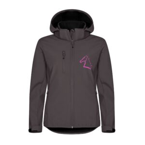 SOFTSHELL "Classic" (femme) - Les écuries des grives - gris anthracite - 0200917