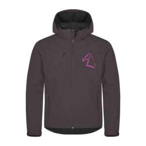 SOFTSHELL "Classic" (homme) - Les écuries des grives - gris anthracite - 0200912