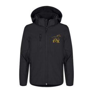 SOFTSHELL "Classic" (enfant) - Ecuries de Jerkiss  - Noir - 0200909
