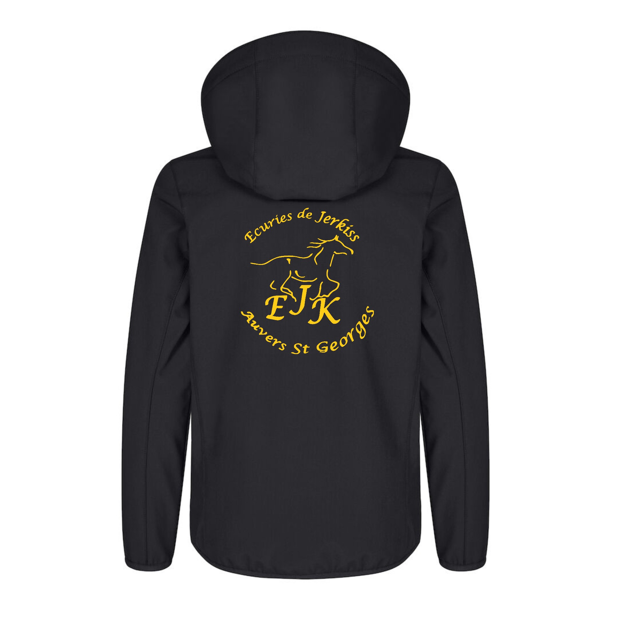 SOFTSHELL "Classic" (enfant) - Ecuries de Jerkiss - Noir - 0200909 – Image 3