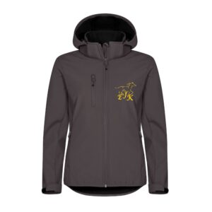 SOFTSHELL "Classic" (femme) – Ecuries de Jerkiss - Gris anthracite - 0200917