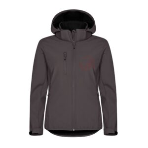 SOFTSHELL "Classic" (femme) - Écurie La Neyette - Gris anthracite - 0200917