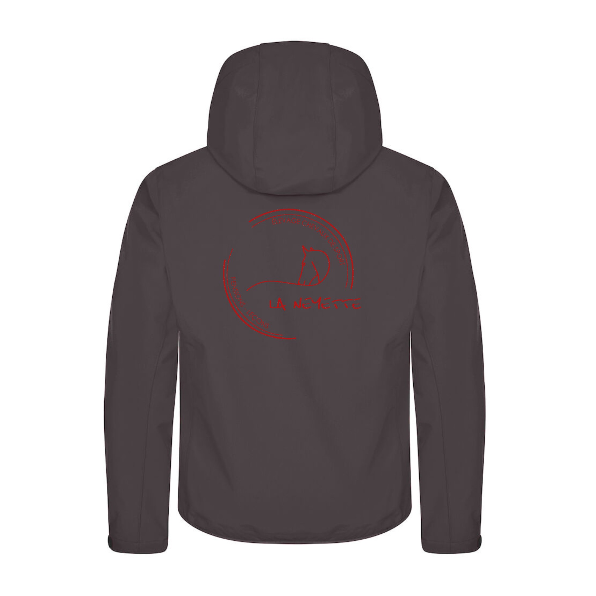 SOFTSHELL "Classic" (homme) - Écurie La Neyette - Gris anthracite - 0200912 – Image 3