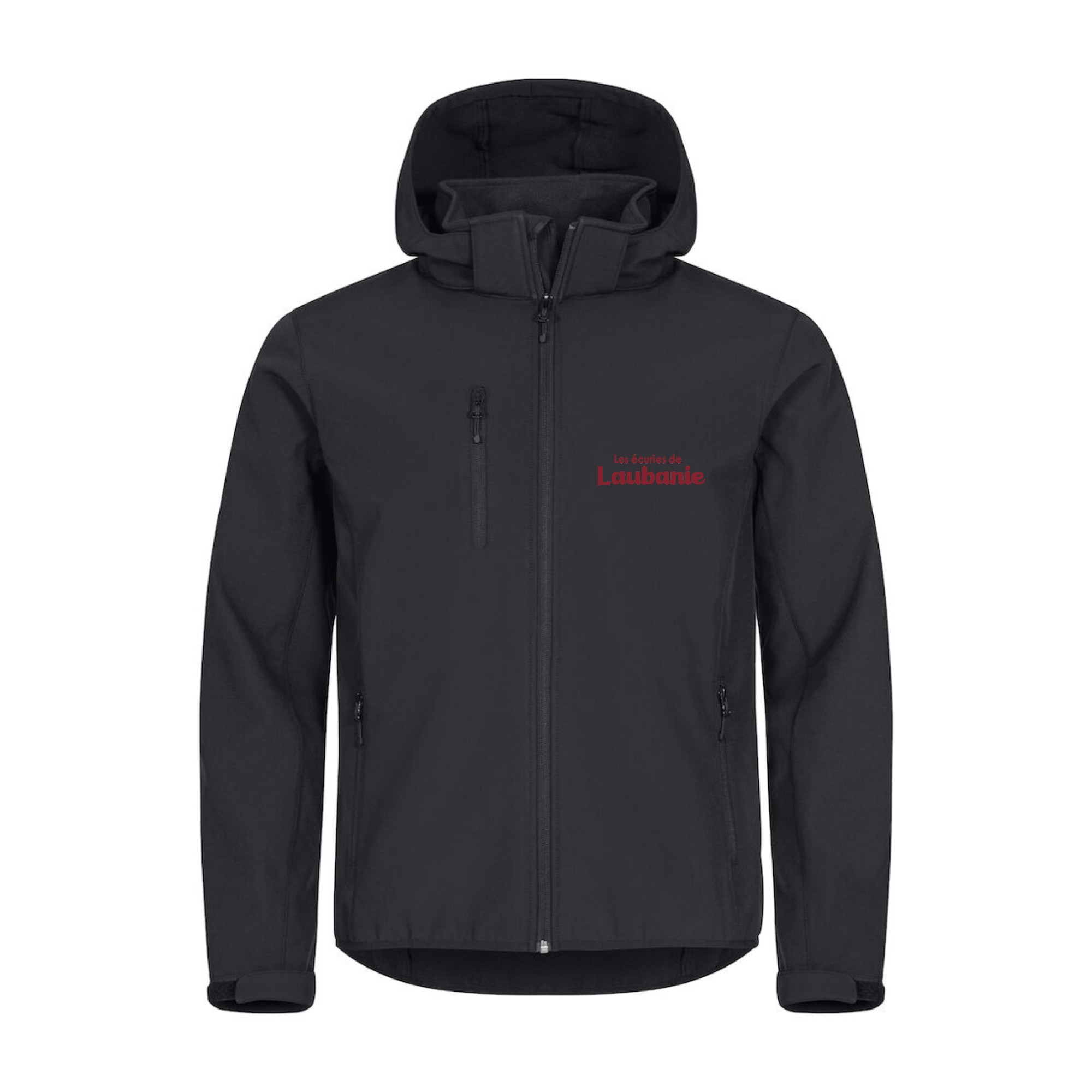 SOFTSHELL "Classic" (homme) - Les Écuries de Laubanie - Noir - 0200912