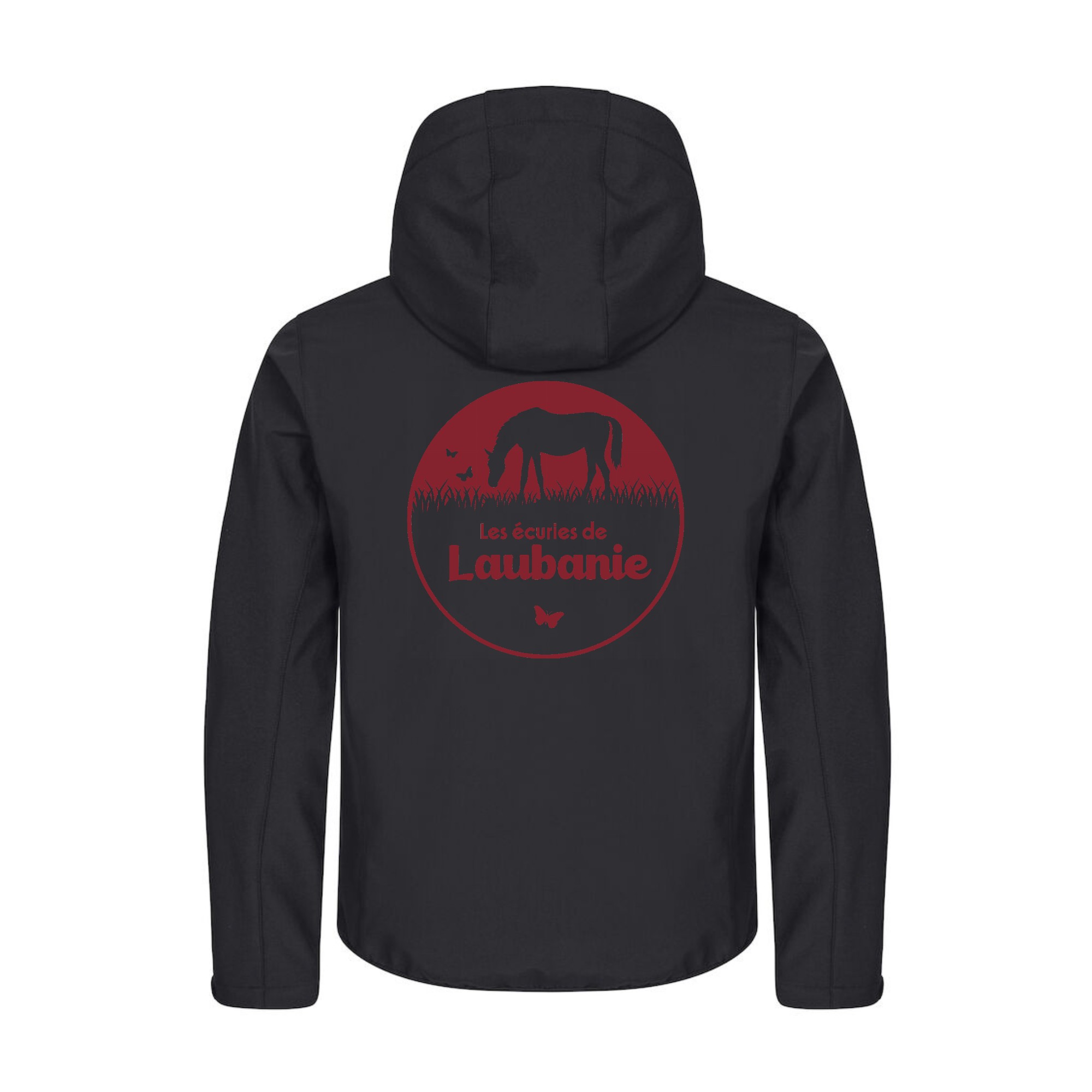 SOFTSHELL "Classic" (homme) - Les Écuries de Laubanie - Noir - 0200912 – Image 3