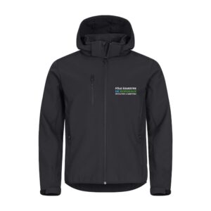 SOFTSHELL "Classic" (homme) - Pole equestre de bordeaux st sulpice - Noir - 0200912