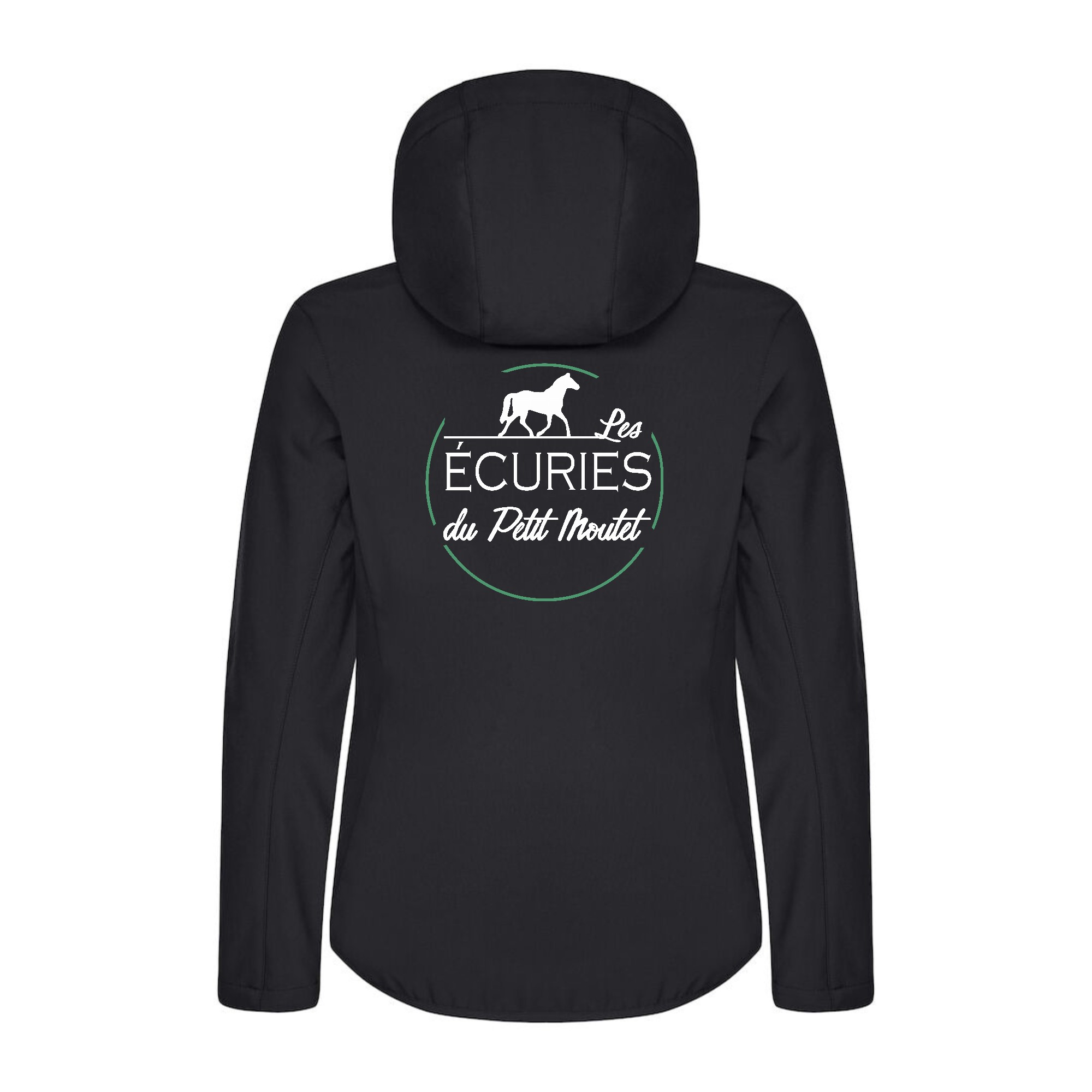 SOFTSHELL "Classic" (femme) - Les Ecuries du Petit Moutet - Noir - 0200917 – Image 3