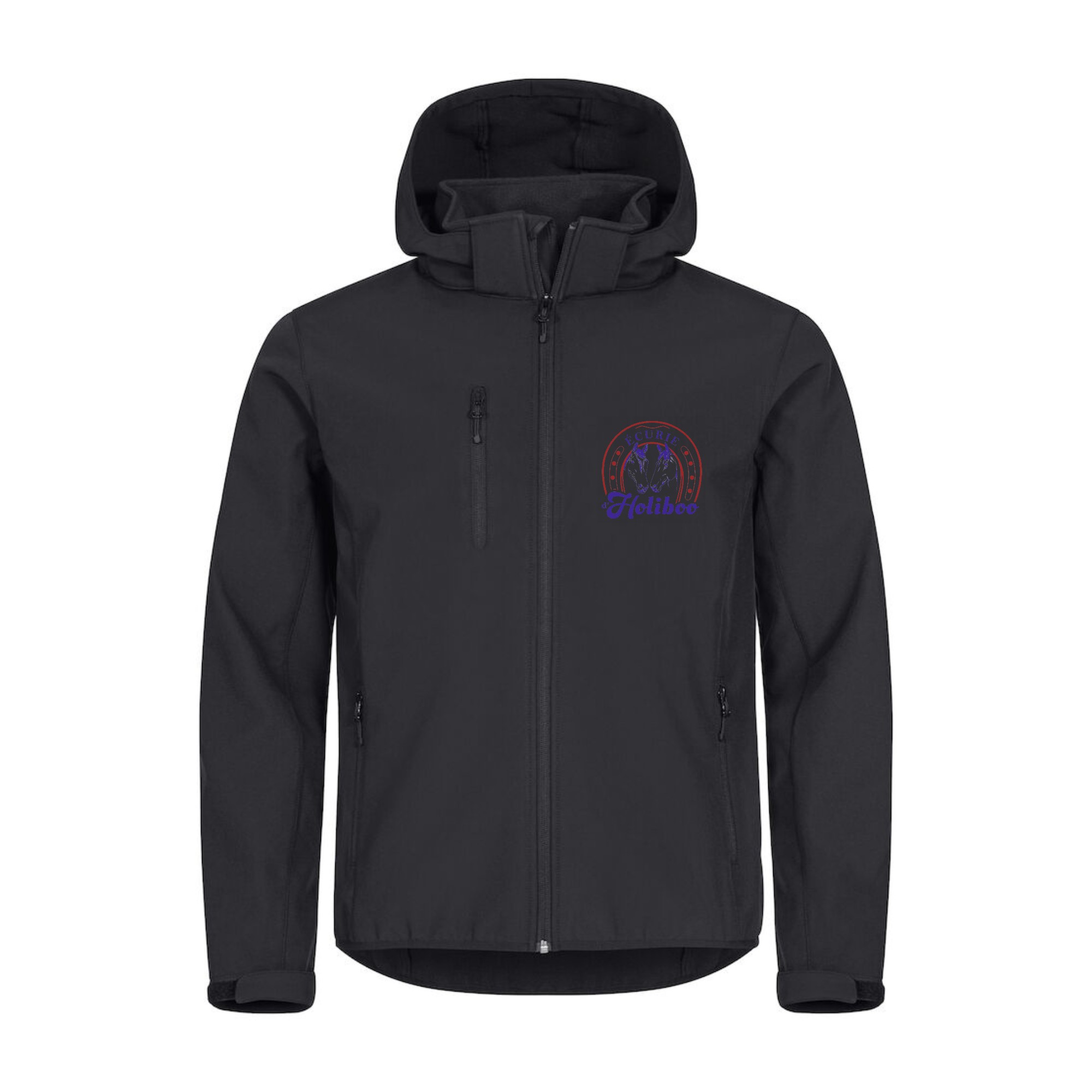 SOFTSHELL "Classic" (homme) - Ecurie d'Holiboo - Noir - 0200912