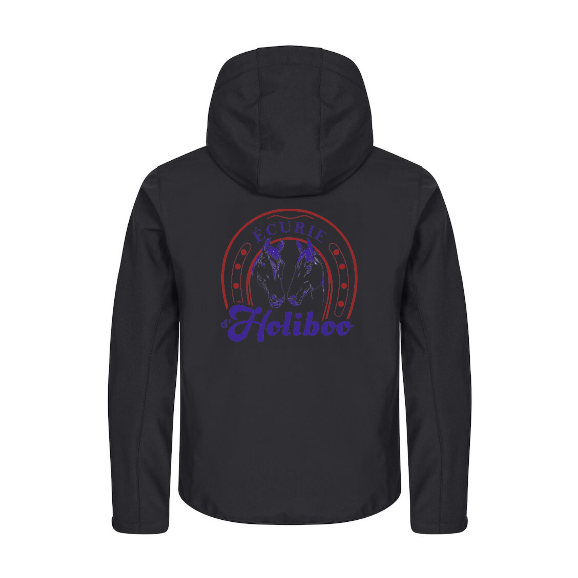 SOFTSHELL "Classic" (homme) - Ecurie d'Holiboo - Noir - 0200912 – Image 3