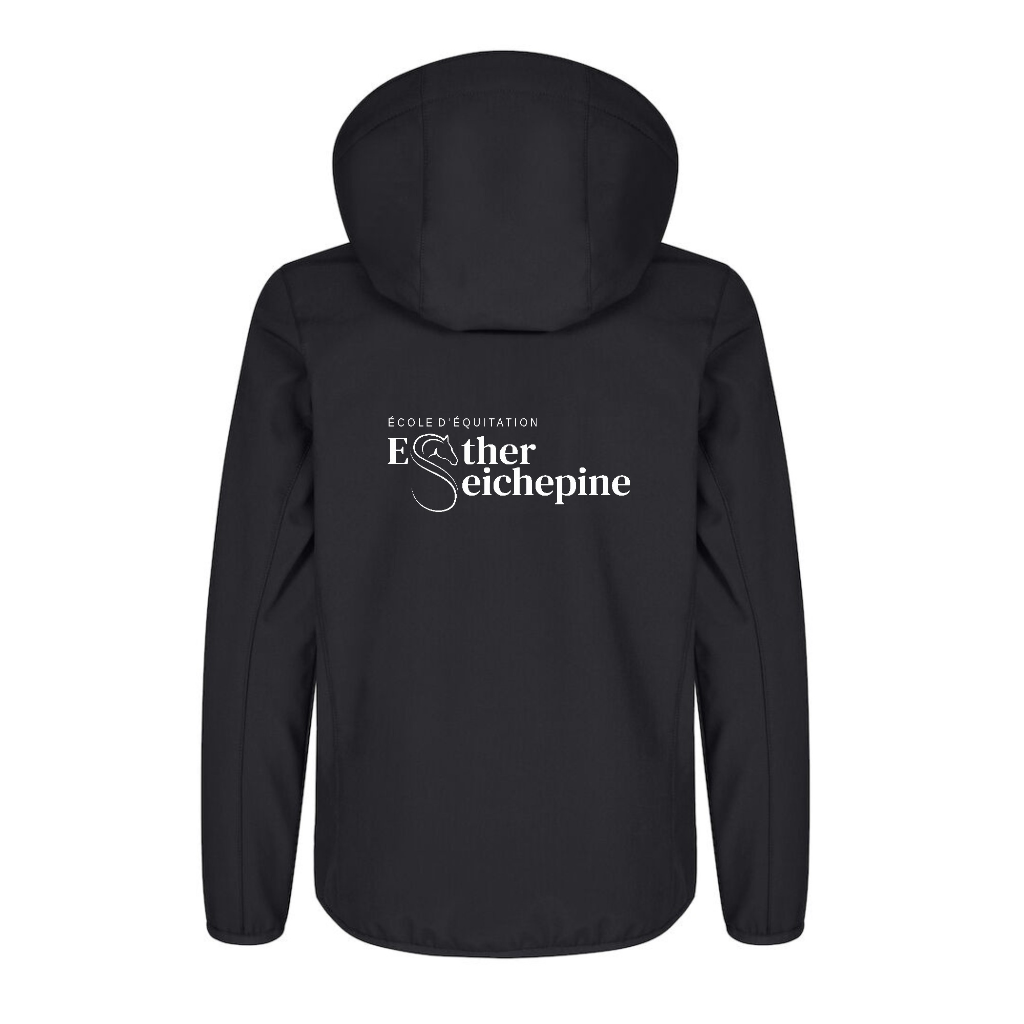SOFTSHELL "Classic" (enfant) - École d'équitation Esther Seichepine - Noir - 0200909 – Image 3