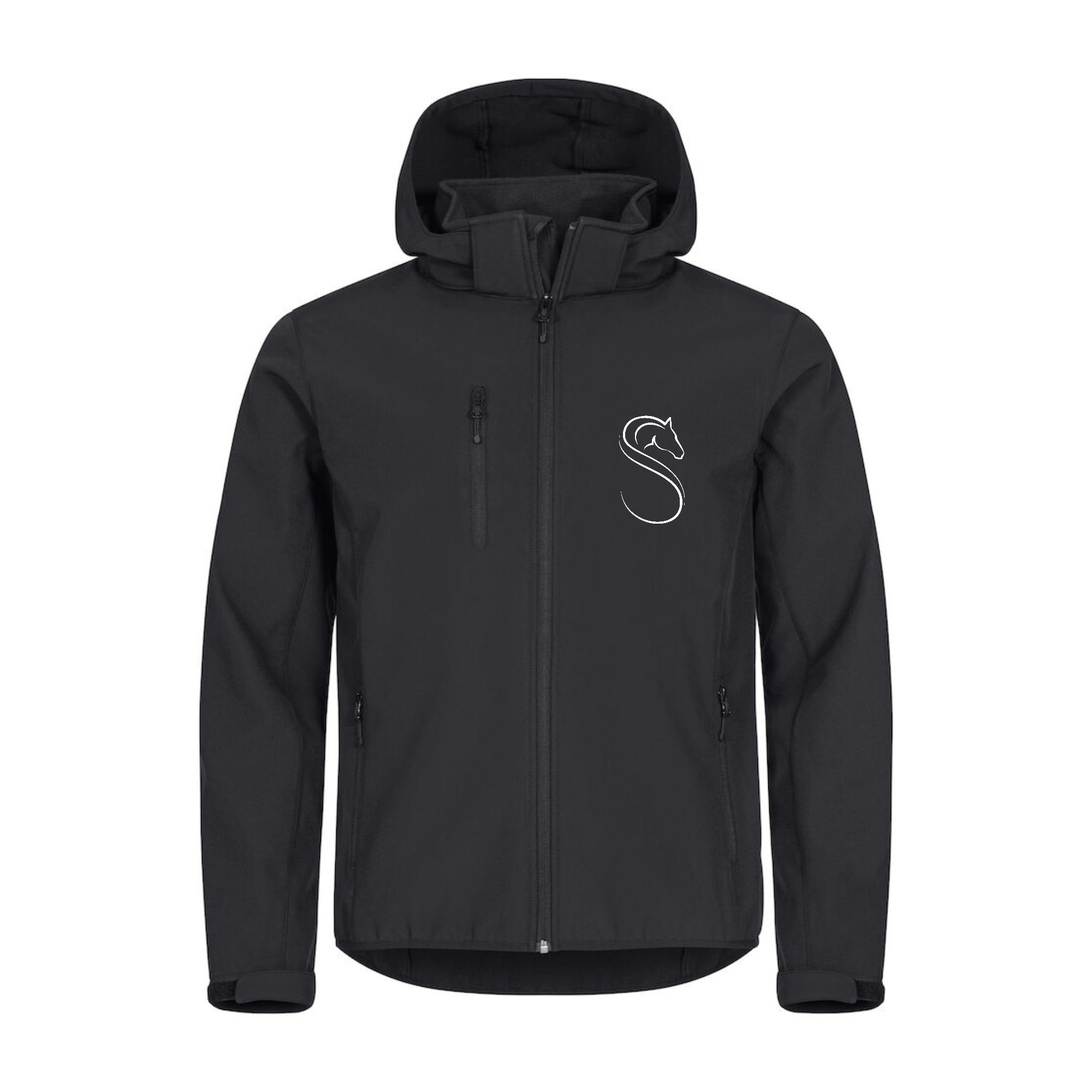 SOFTSHELL "Classic" (homme) - École d'équitation Esther Seichepine - Noir - 0200912