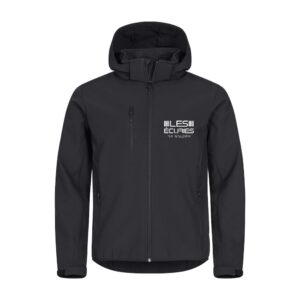 SOFTSHELL "Classic" (homme) - Les Écuries de Bonzée - Noir - 0200912