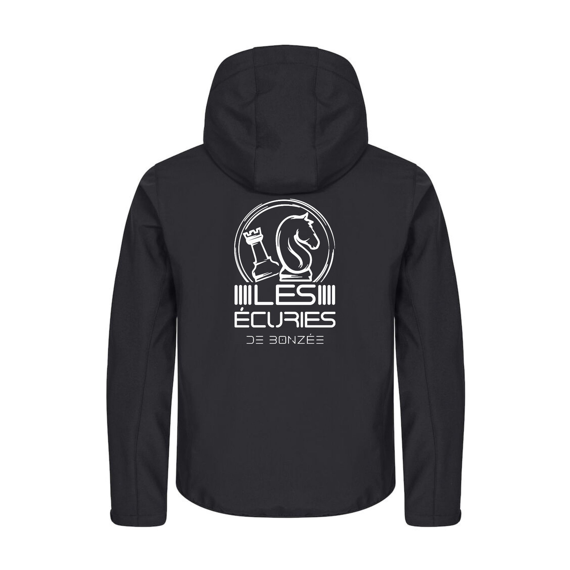 SOFTSHELL "Classic" (homme) - Les Écuries de Bonzée - Noir - 0200912 – Image 3