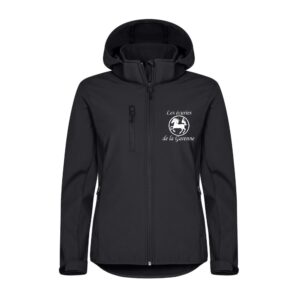 SOFTSHELL "Classic" (femme) - LES ECURIES DE LA GARENNE - Noir - 0200917