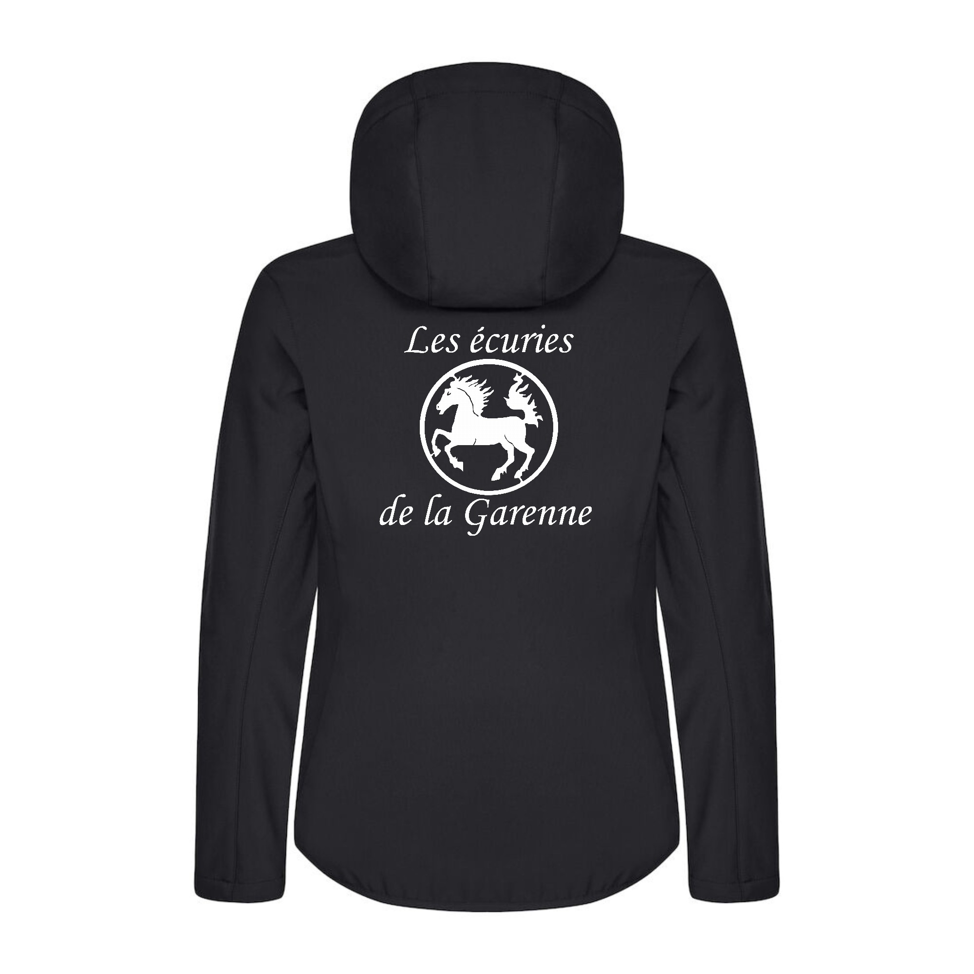 SOFTSHELL "Classic" (femme) - LES ECURIES DE LA GARENNE - Noir - 0200917 – Image 3