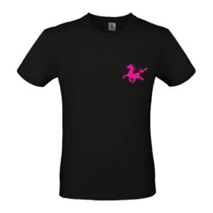 T-Shirt Bio Premium (homme) - Le Cheval Bavard - Noir - BC048