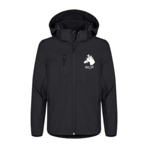 SOFTSHELL "Classic" (enfant) - Association Française du Cheval Arabo Frison - noir - 0200909