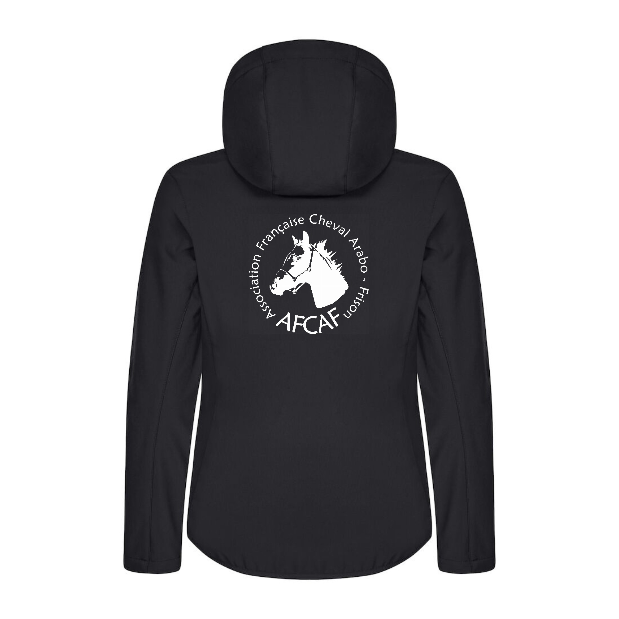 SOFTSHELL "Classic" (femme) - Association Française du Cheval Arabo Frison - noir - 0200917 – Image 3