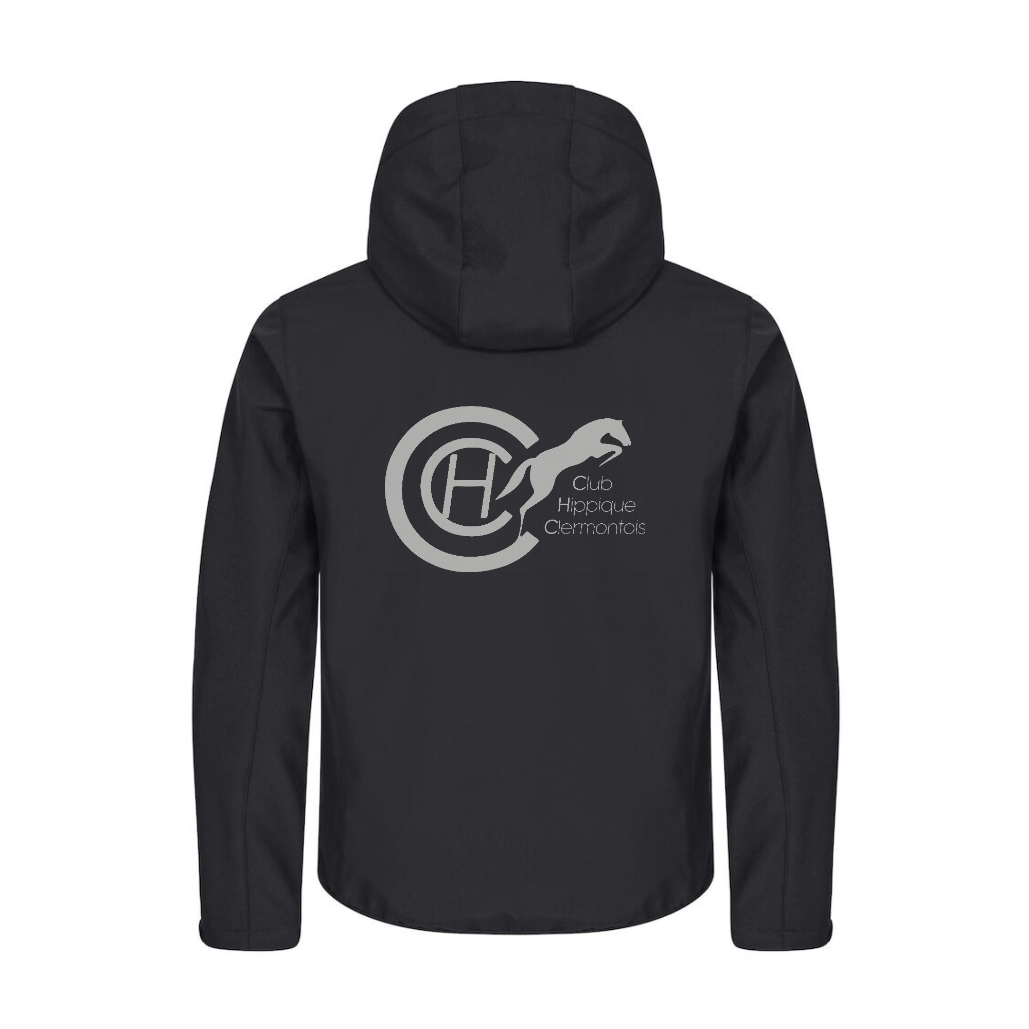 SOFTSHELL "Classic" (homme) - Club Hippique Clermontois - Noir - 0200912 – Image 3