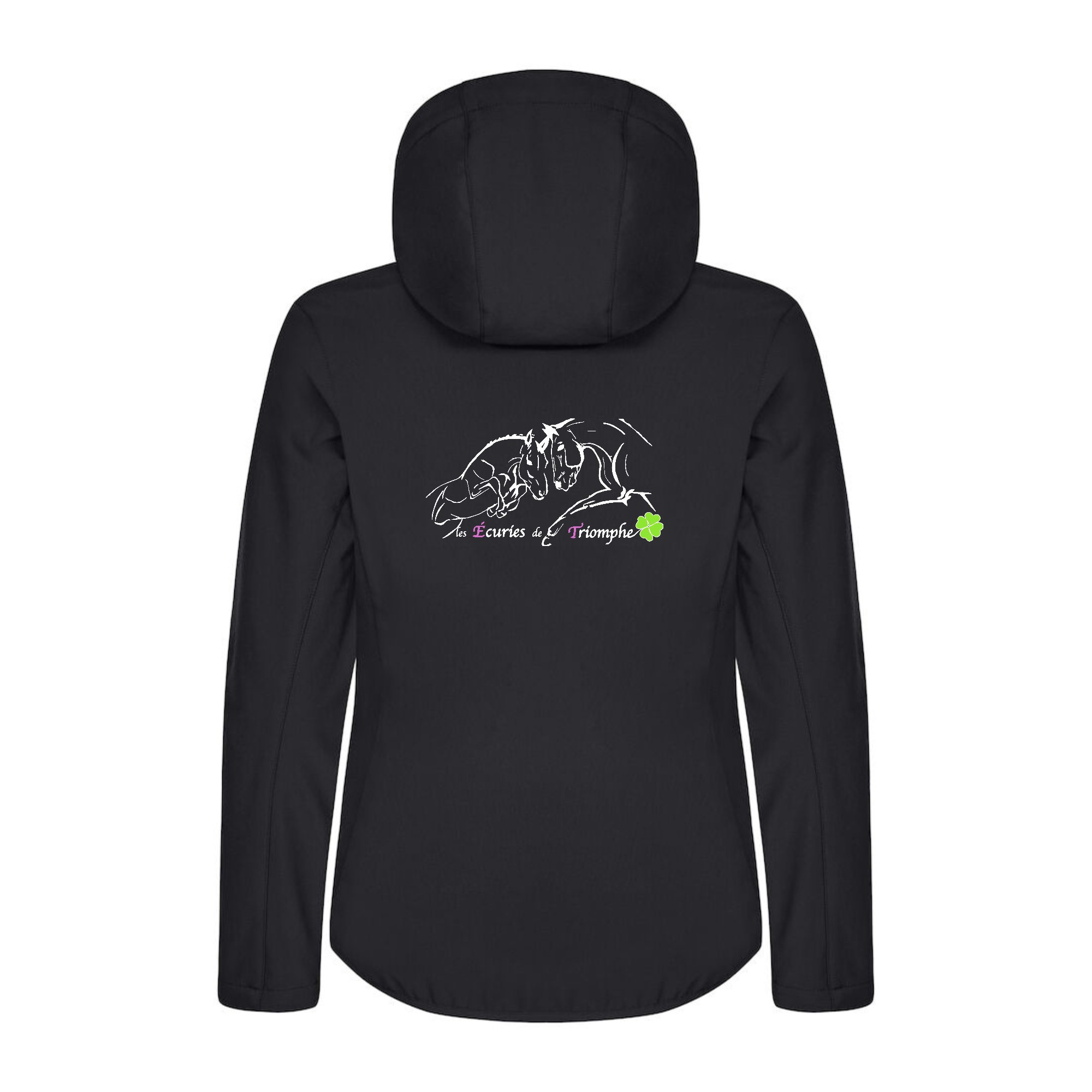 SOFTSHELL "Classic" (femme) - Les écuries de Triomphe (13) - Noir - 0200917 – Image 3