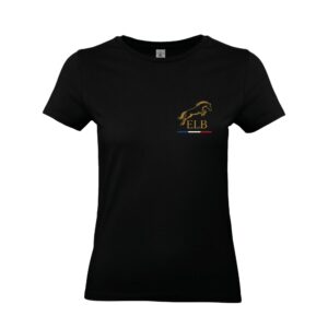 T-SHIRT (femme) - Ecurie de la brosse - Noir - BC04T