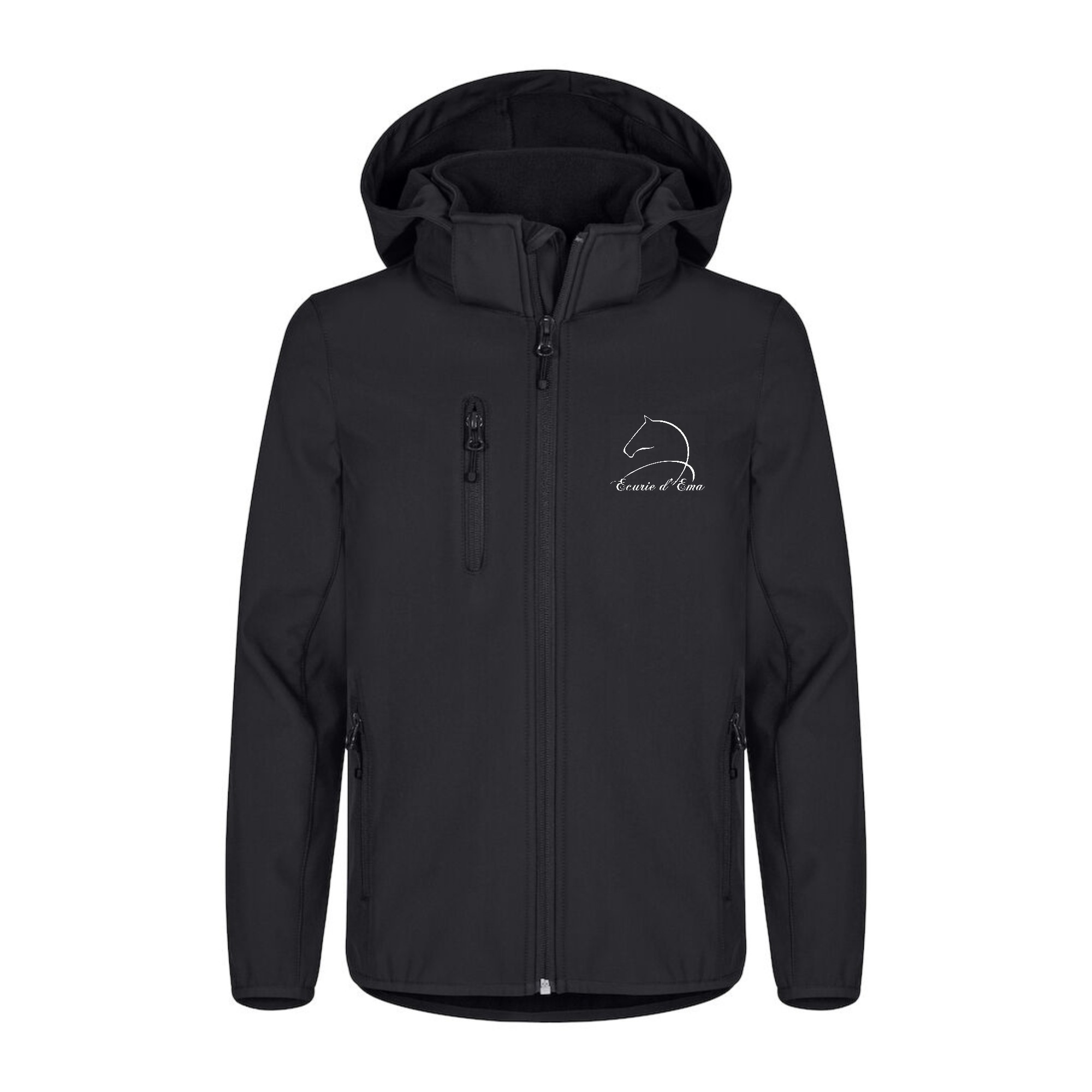 SOFTSHELL "Classic" (enfant) - Ecurie d'Ema - Noir - 0200909