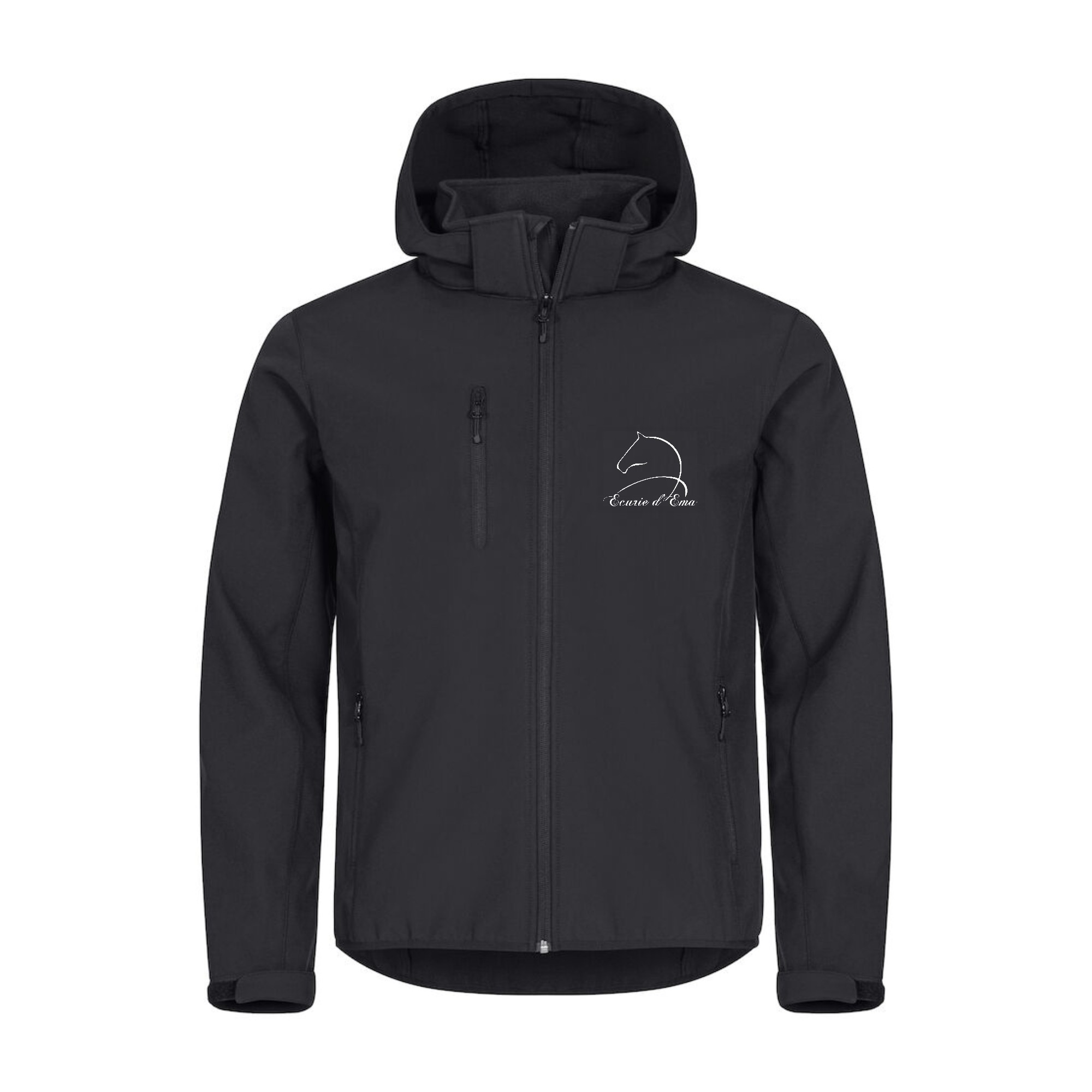 SOFTSHELL "Classic" (homme) - Ecurie d'Ema - Noir - 0200912