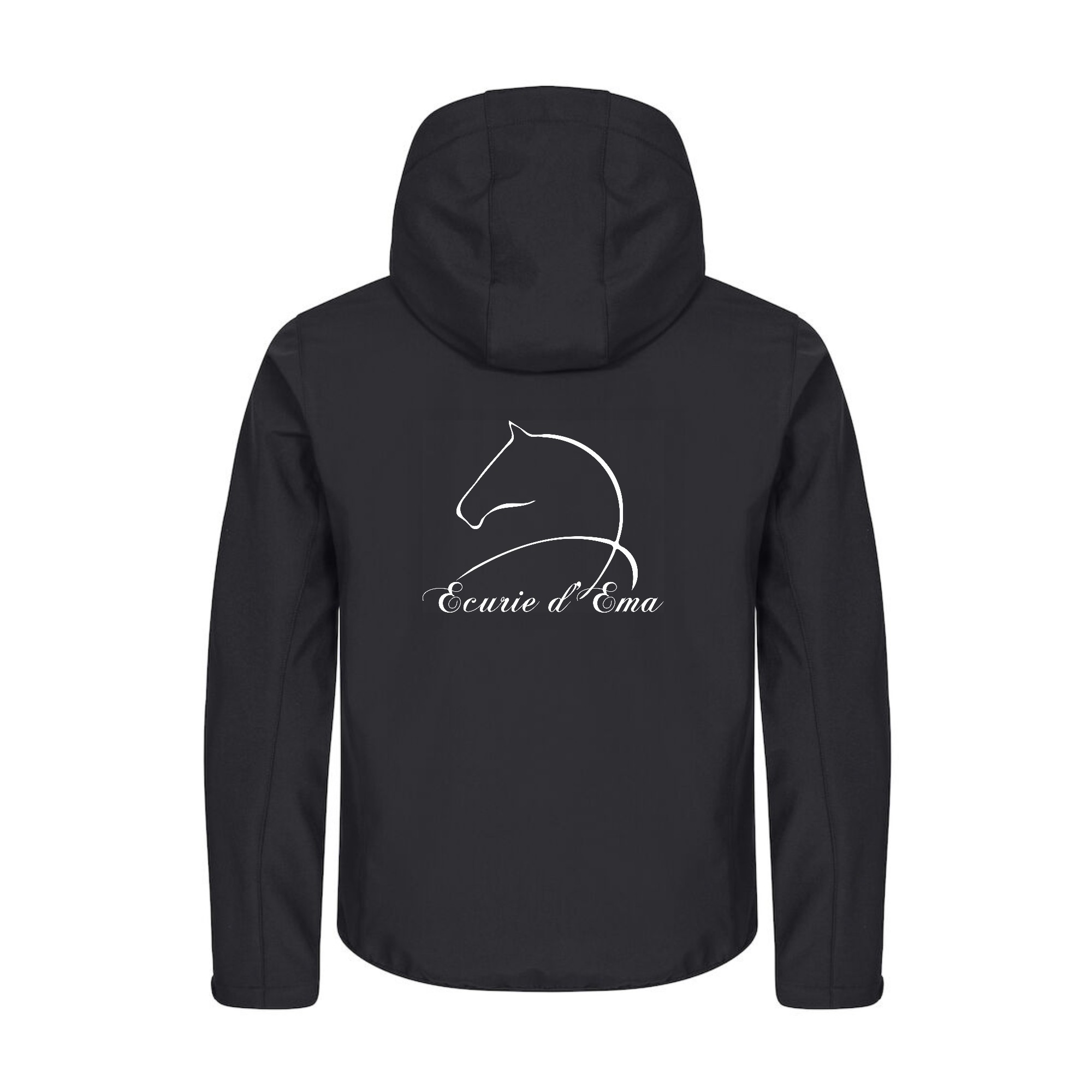 SOFTSHELL "Classic" (homme) - Ecurie d'Ema - Noir - 0200912 – Image 3