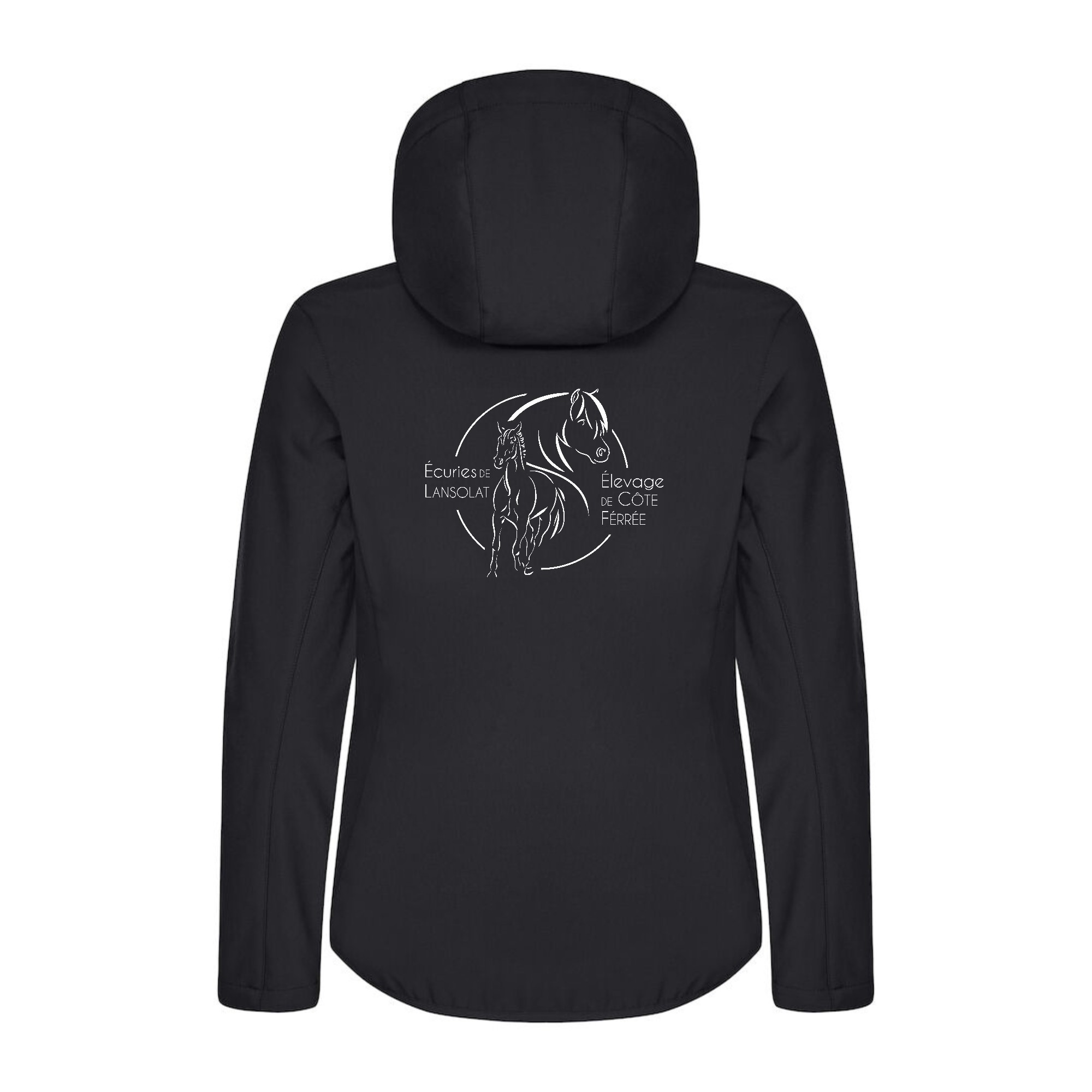SOFTSHELL "Classic" (femme) - Les écuries de Lansolat - Noir - 0200917 – Image 3