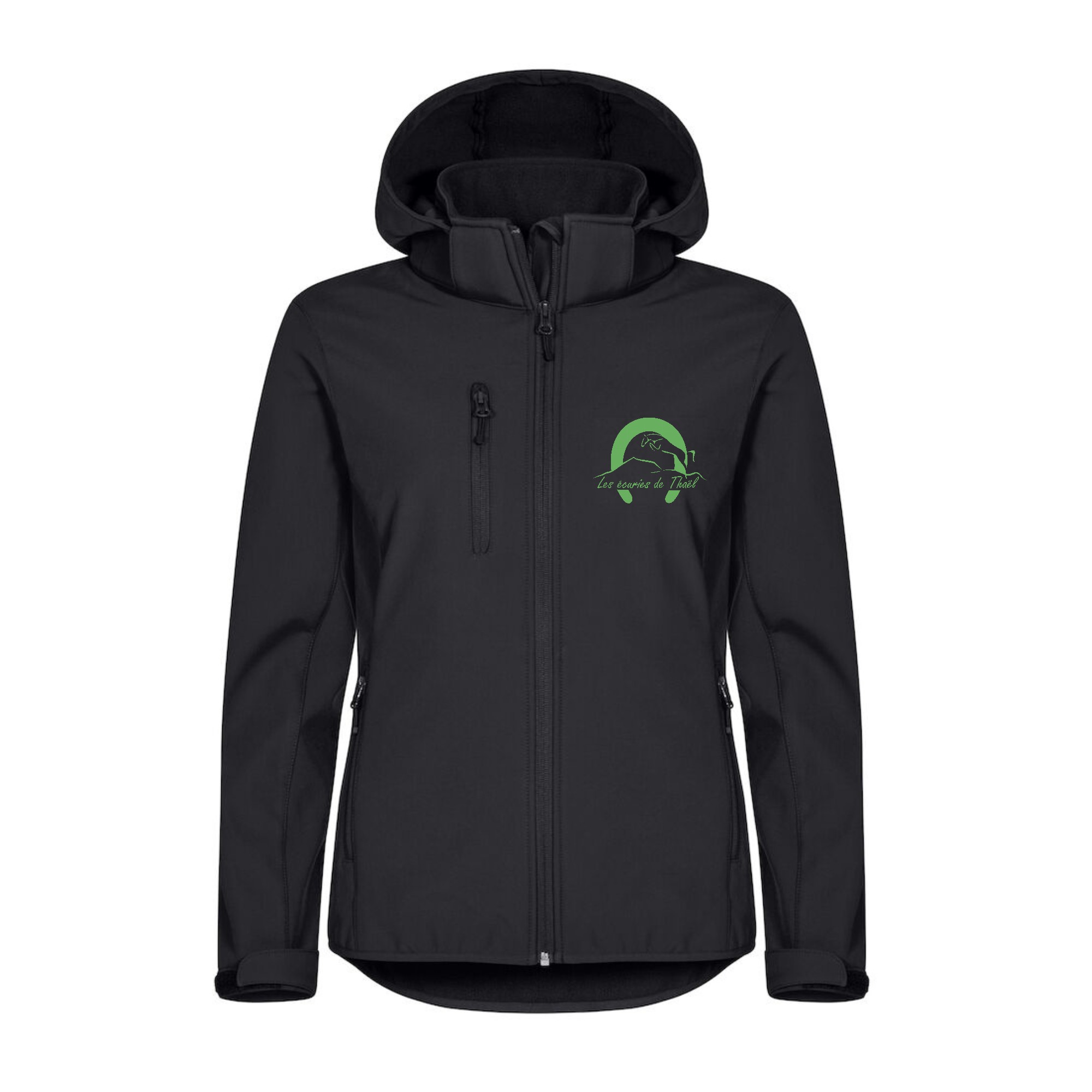 SOFTSHELL "Classic" (femme) - Les écuries de Thael - Noir - 0200917