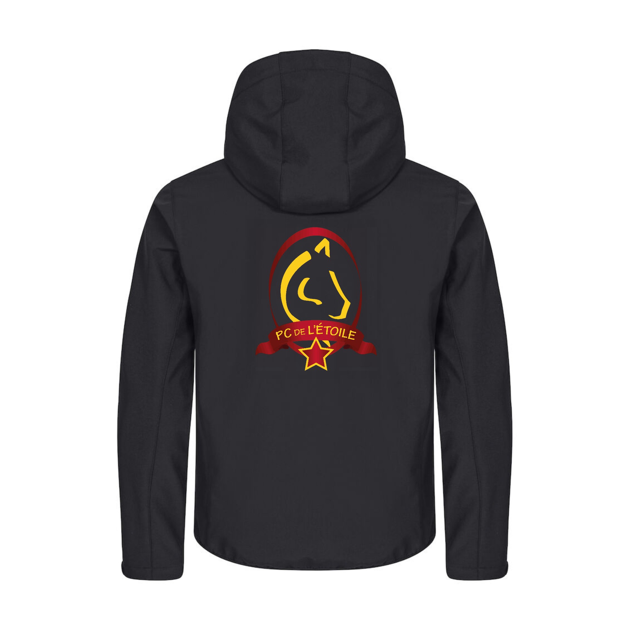SOFTSHELL "Classic" (homme) - Poney Club de l'Etoile - Noir - 0200912 – Image 3