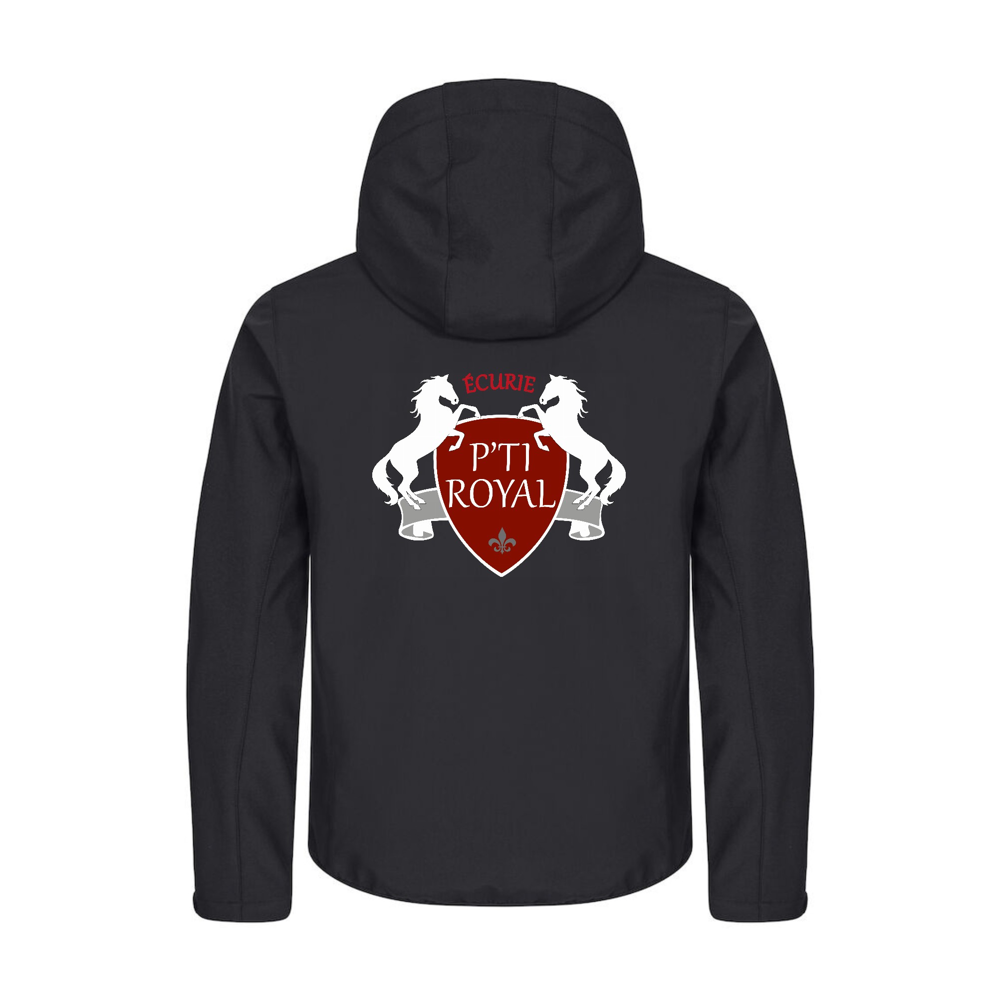 SOFTSHELL "Classic" (homme) - Ecurie P'Ti Royal - Noir - 0200912 – Image 3