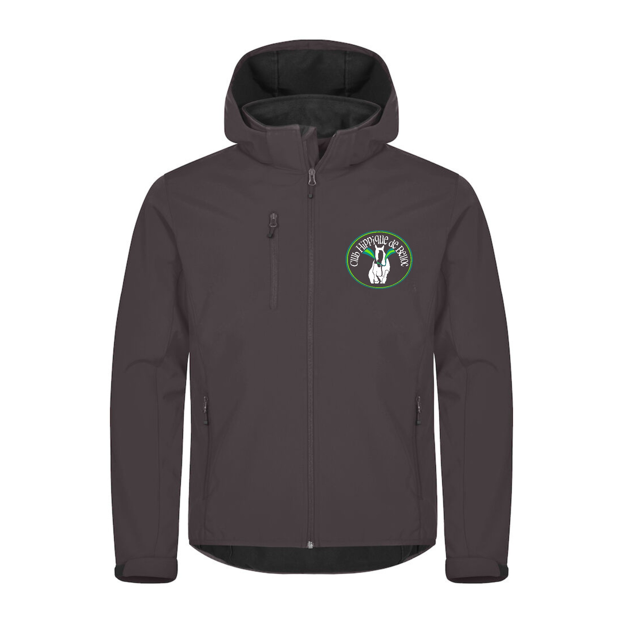 SOFTSHELL "Classic" (homme) - Les amis du club de Belloc - Gris Anthracite - 0200912