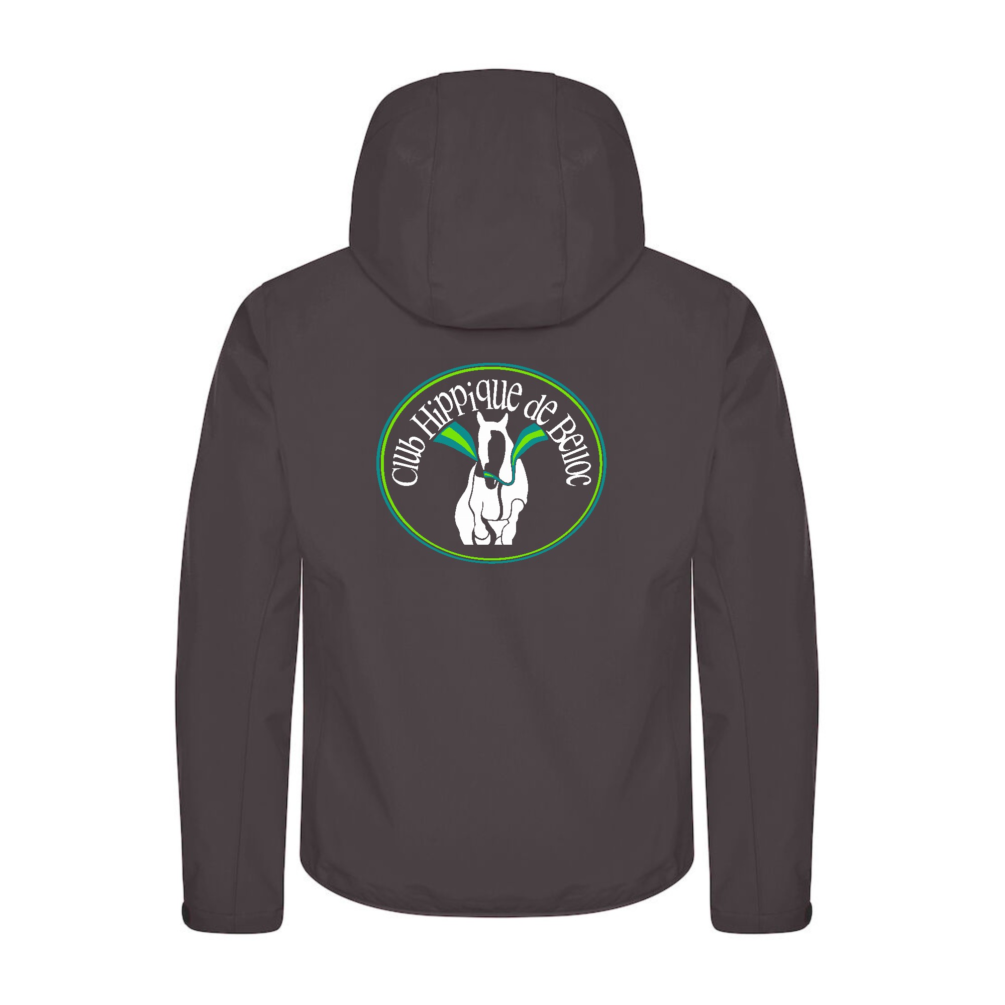 SOFTSHELL "Classic" (homme) - Les amis du club de Belloc - Gris Anthracite - 0200912 – Image 3