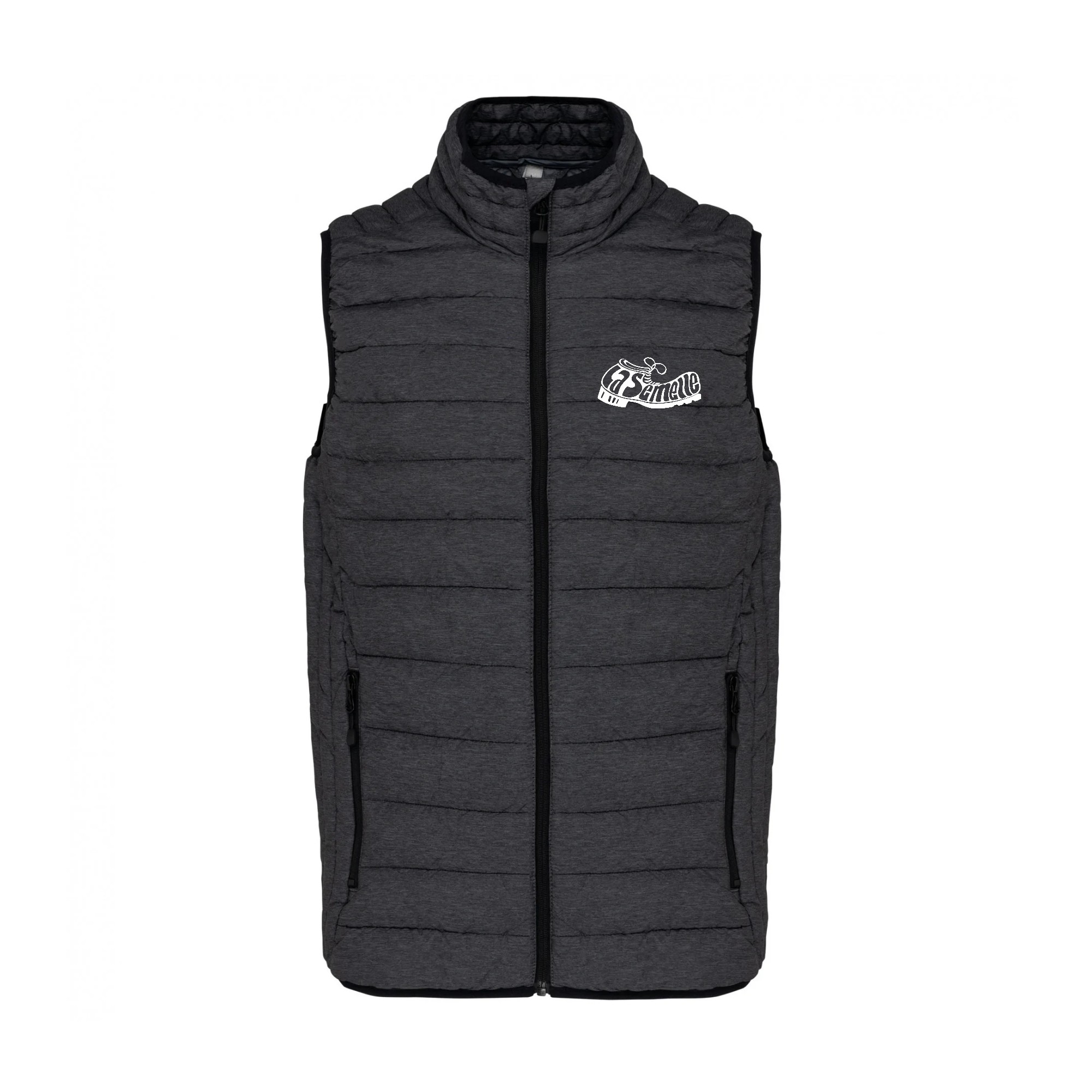 DOUDOUNE SANS MANCHES (femme) - La Semelle Tervaise - Gris Anthracite - K6114
