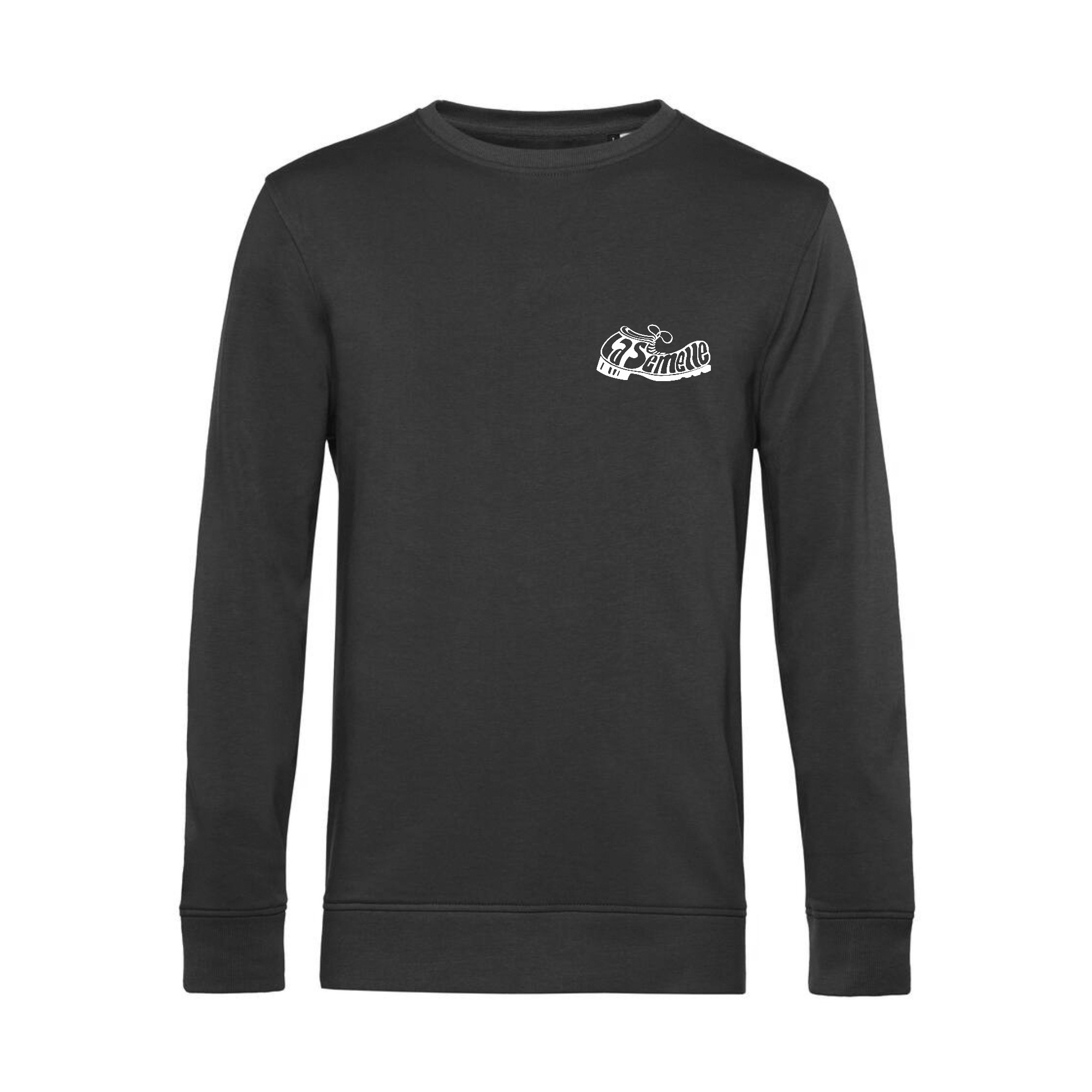 SWEAT COL ROND (femme) - La Semelle Tervaise - Gris Anthracite - BCW01Q