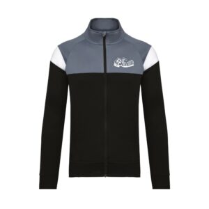Veste de survêtement zippée (unisexe) - La Semelle Tervaise - Noir - PA390