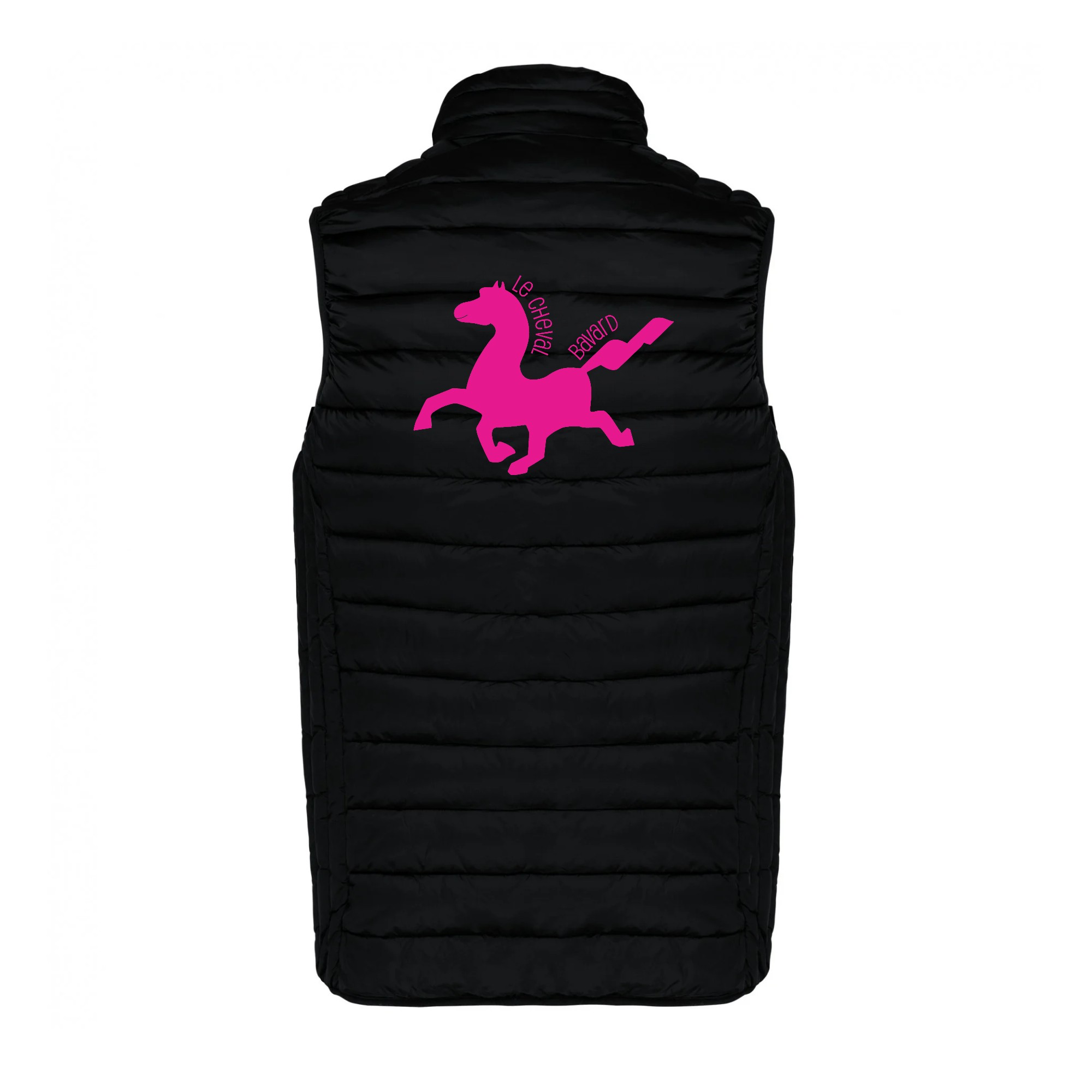 DOUDOUNE SANS MANCHES (homme) - Le Cheval Bavard - Noir - K6113 – Image 3