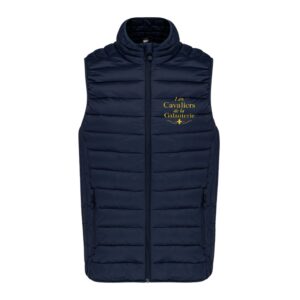 DOUDOUNE SANS MANCHES (enfant) - Les Cavaliers de la Galanterie - Navy - K6115