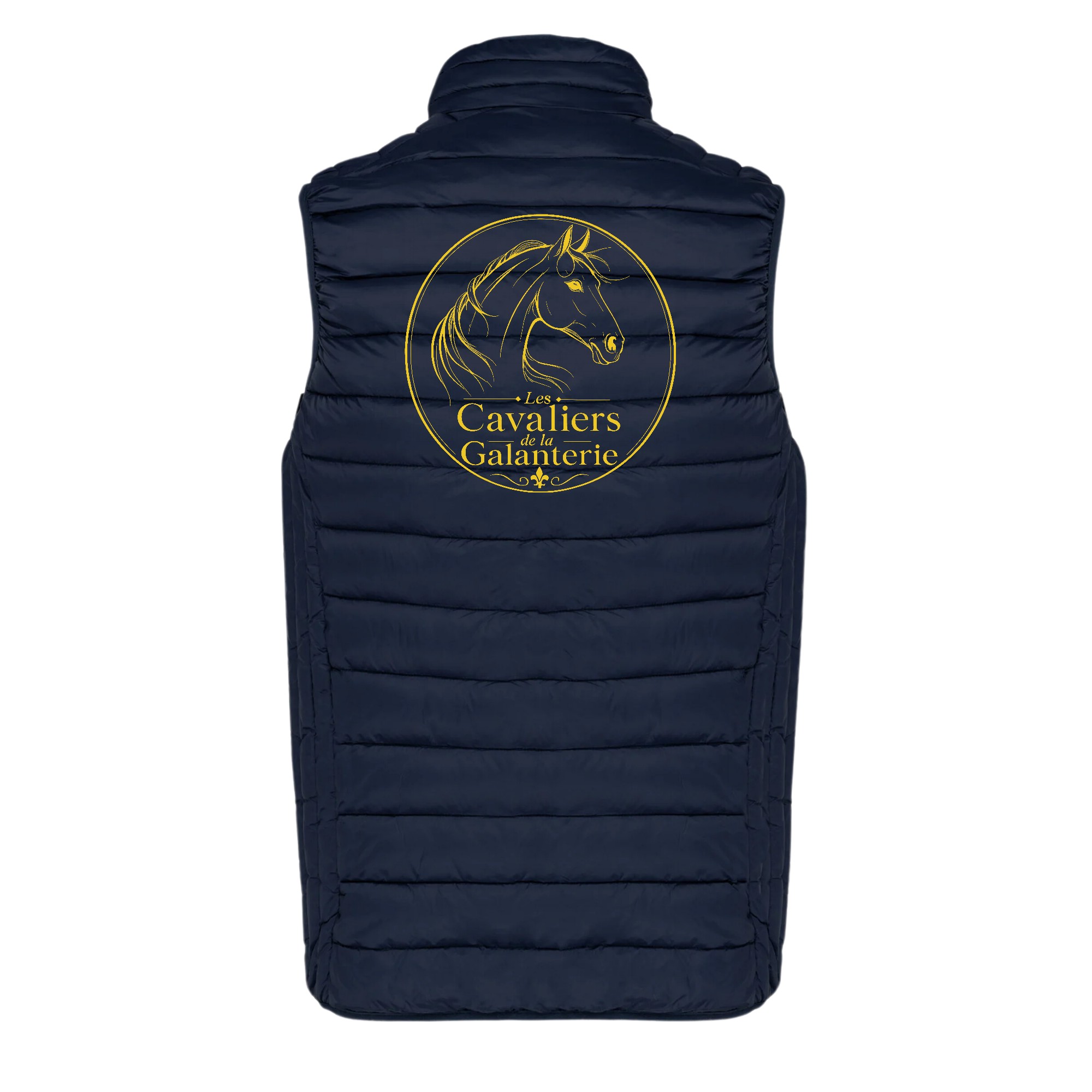 DOUDOUNE SANS MANCHES (homme) - Les Cavaliers de la Galanterie - Navy - K6113 – Image 3