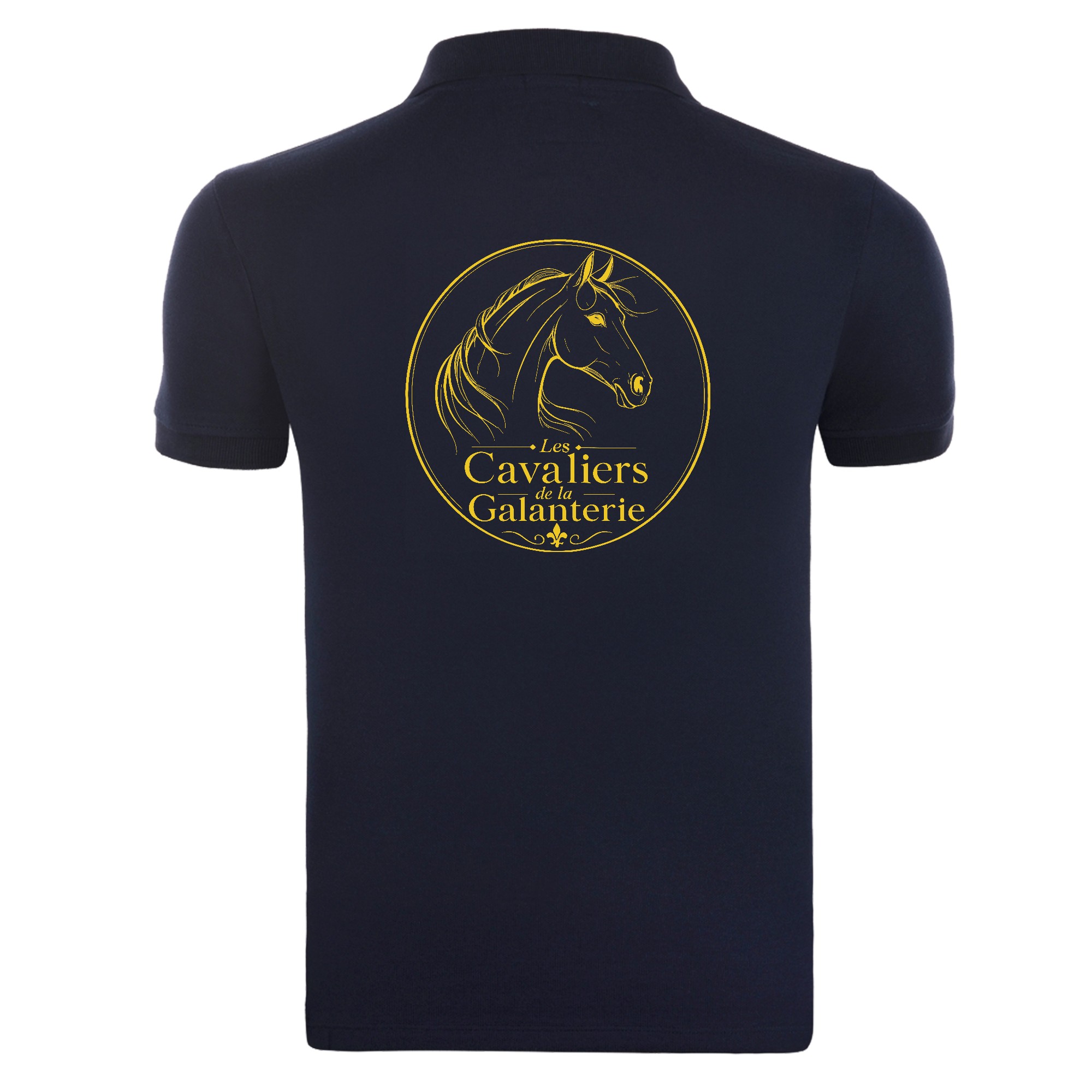 POLO (homme) - Les Cavaliers de la Galanterie - Navy - BCID1 – Image 3
