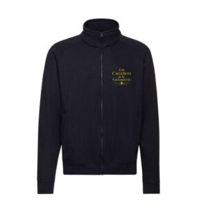SWEAT ZIPPE SANS CAPUCHE (femme) - Les Cavaliers de la Galanterie - Navy - 021039
