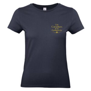 T-SHIRT (femme) - Les Cavaliers de la Galanterie - Navy - BC04T