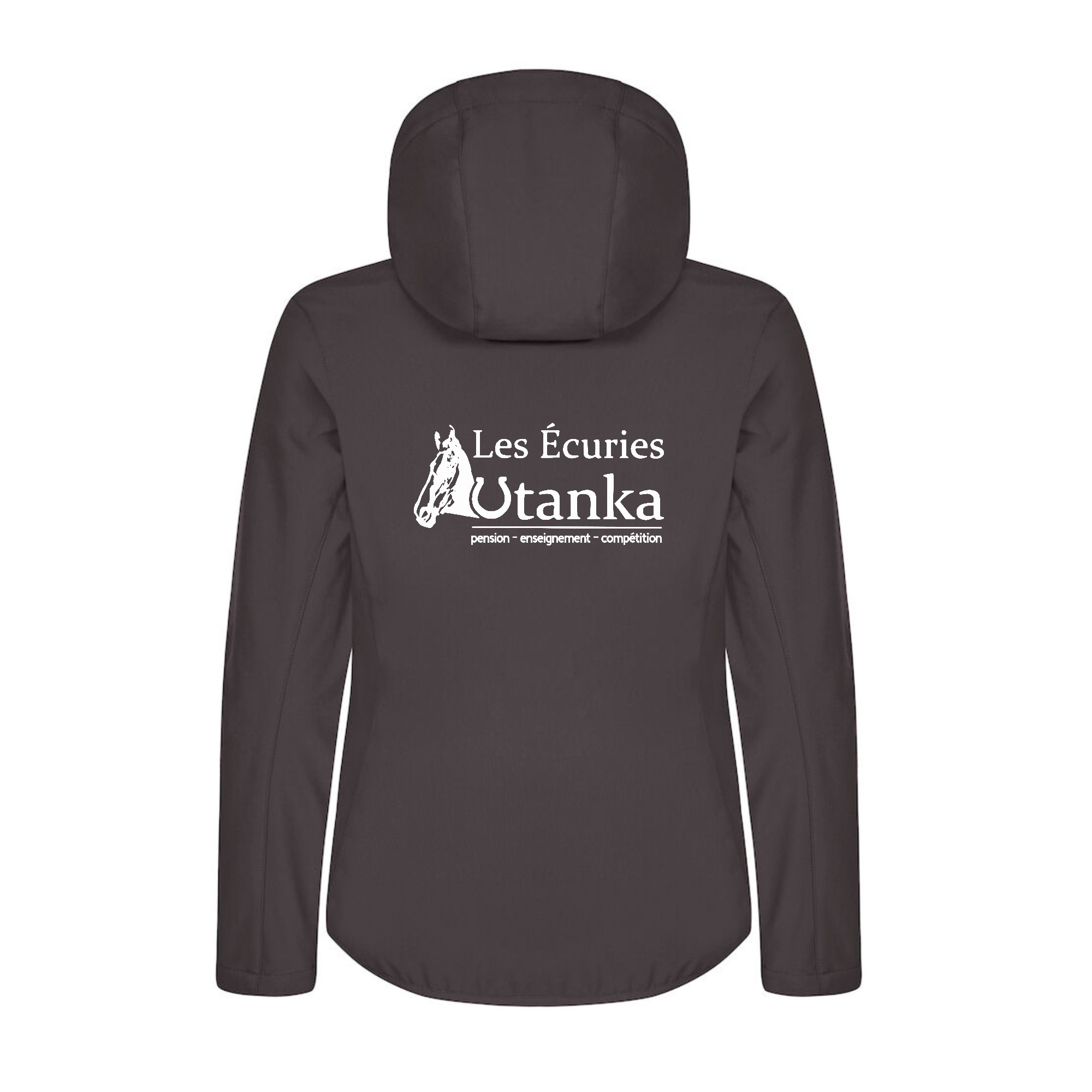 SOFTSHELL "Classic" (femme) - Les écuries utanka - Gris Anthracite - 0200917 – Image 3