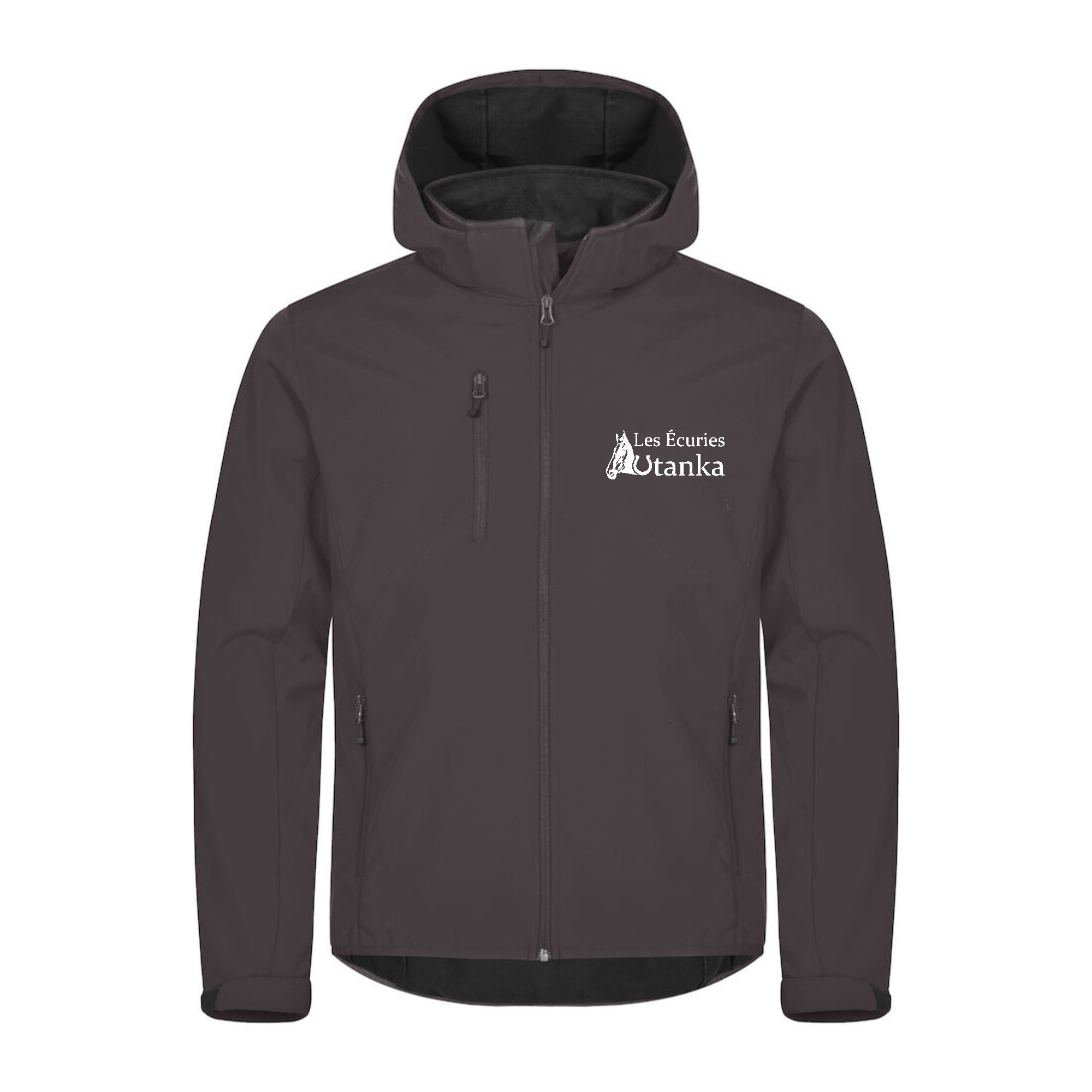 SOFTSHELL "Classic" (homme) - Les écuries utanka - Gris Anthracite - 0200912