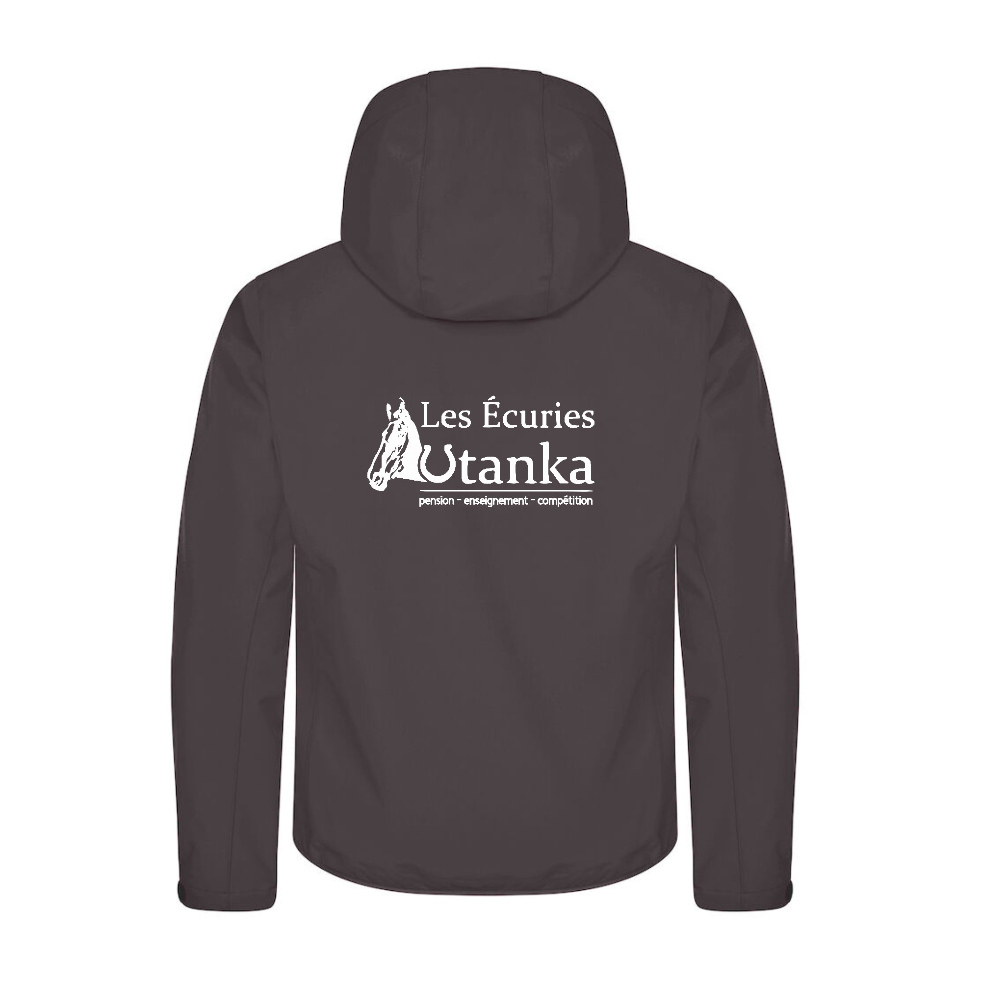 SOFTSHELL "Classic" (homme) - Les écuries utanka - Gris Anthracite - 0200912 – Image 3