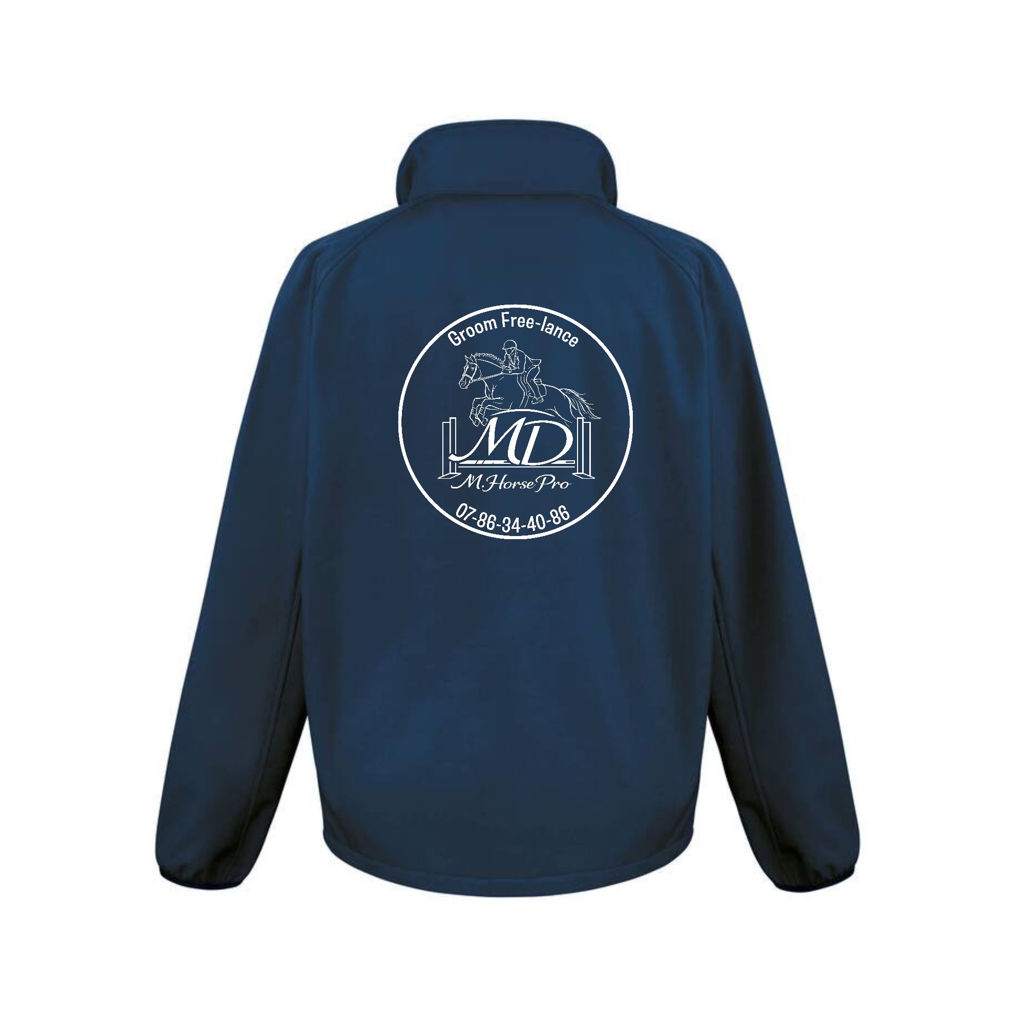 SOFTSHELL ECO (homme) – M.HorsePro - Navy - RS231 – Image 3