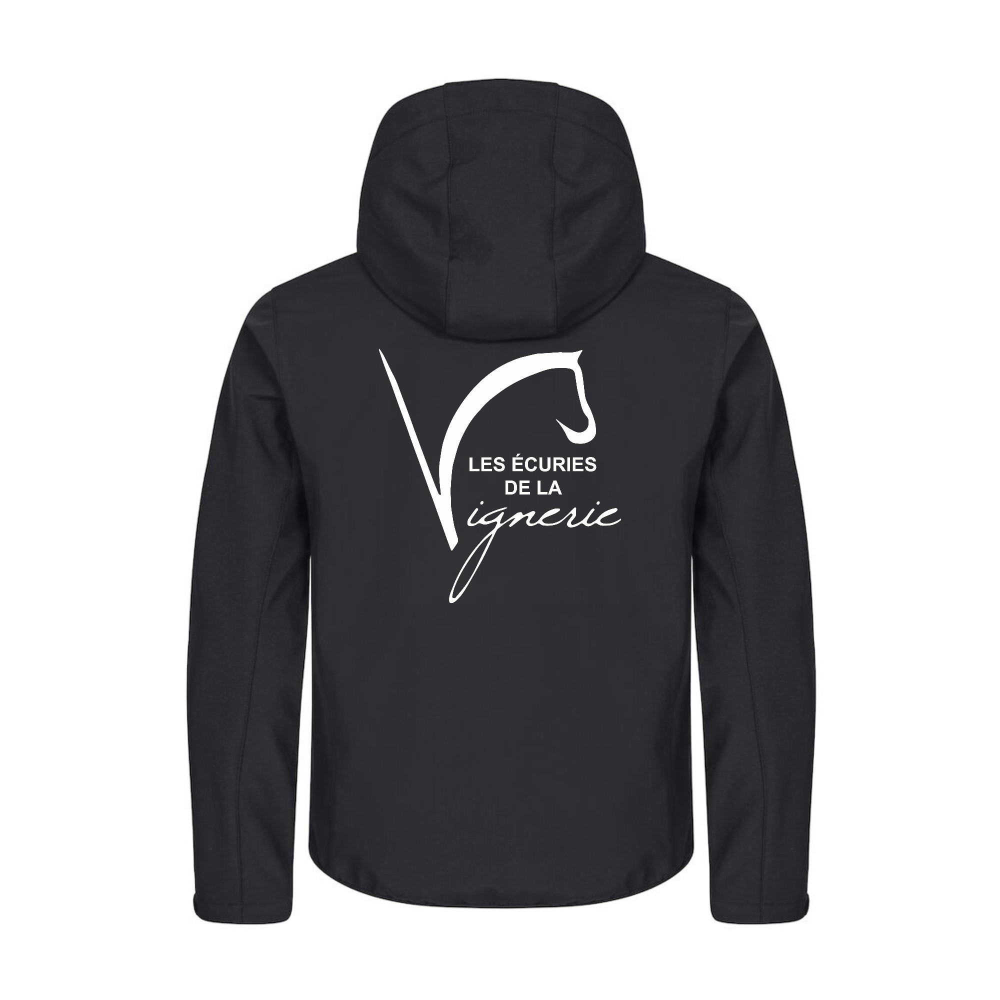 SOFTSHELL "Classic" (homme) - Ecurie de la Vignerie - Noir - 0200912 – Image 3